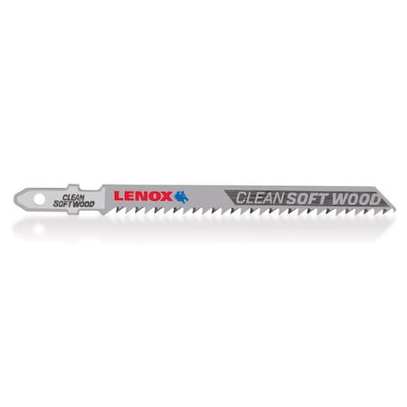 Lenox Lenox 4 in. Metal T-Shank Clean Soft Wood Jig Saw Blade 10 TPI 3 pk 1990964